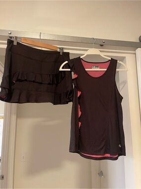 Lija Tennis Tank Top and Skirt Set